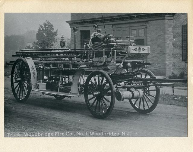 One of the first pieces of apparatus, circa 1910